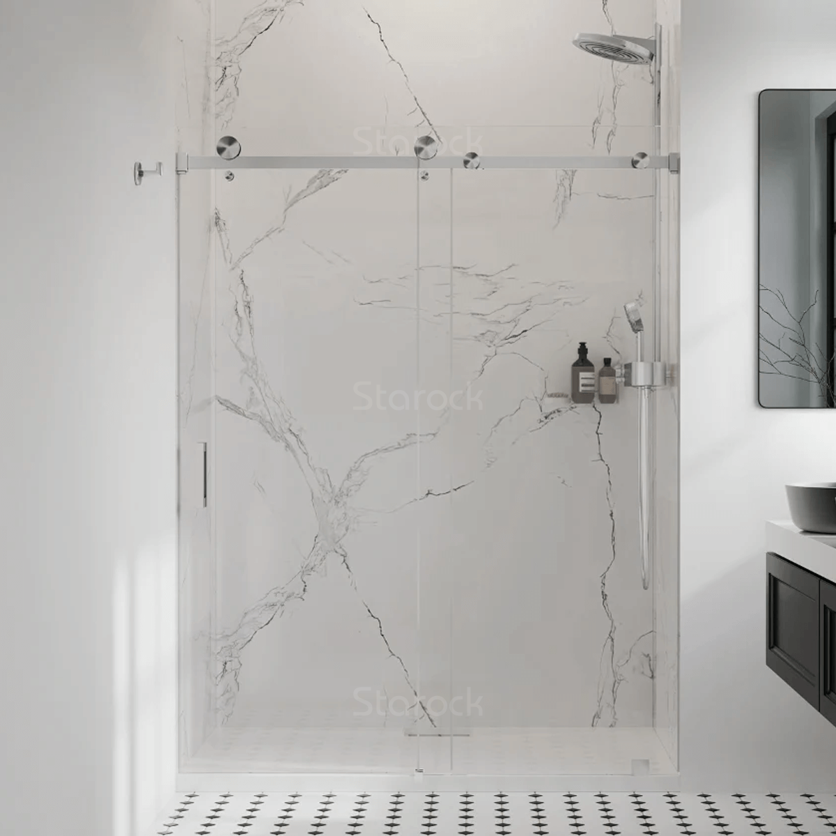 XXL Marble Panels - 5X8 Shower Kit (3 Pieces)