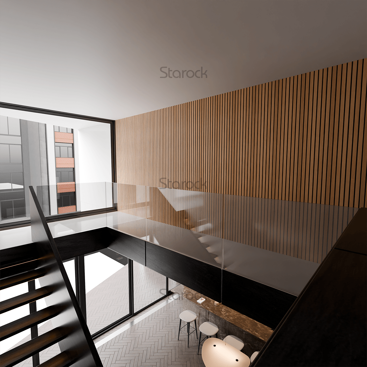 Acoustic Slat Panels- Cherry Wood
