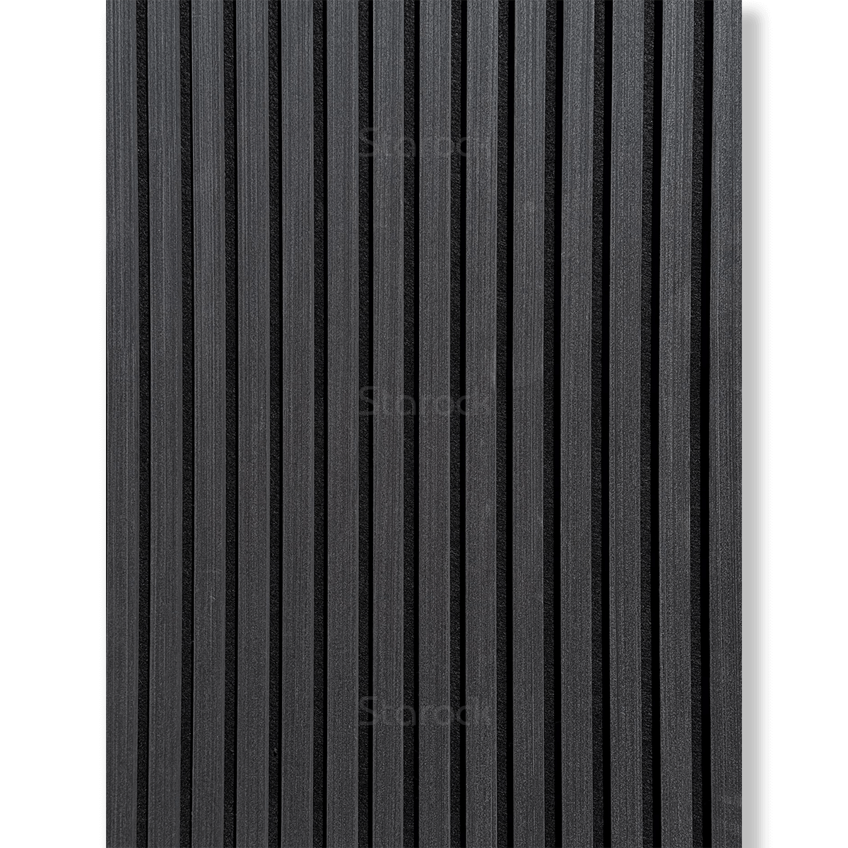 Acoustic Slat Panels-Charcoal Black