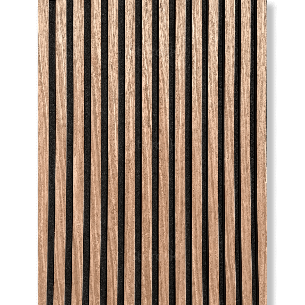 Acoustic Slat Panels-Natural Walnut
