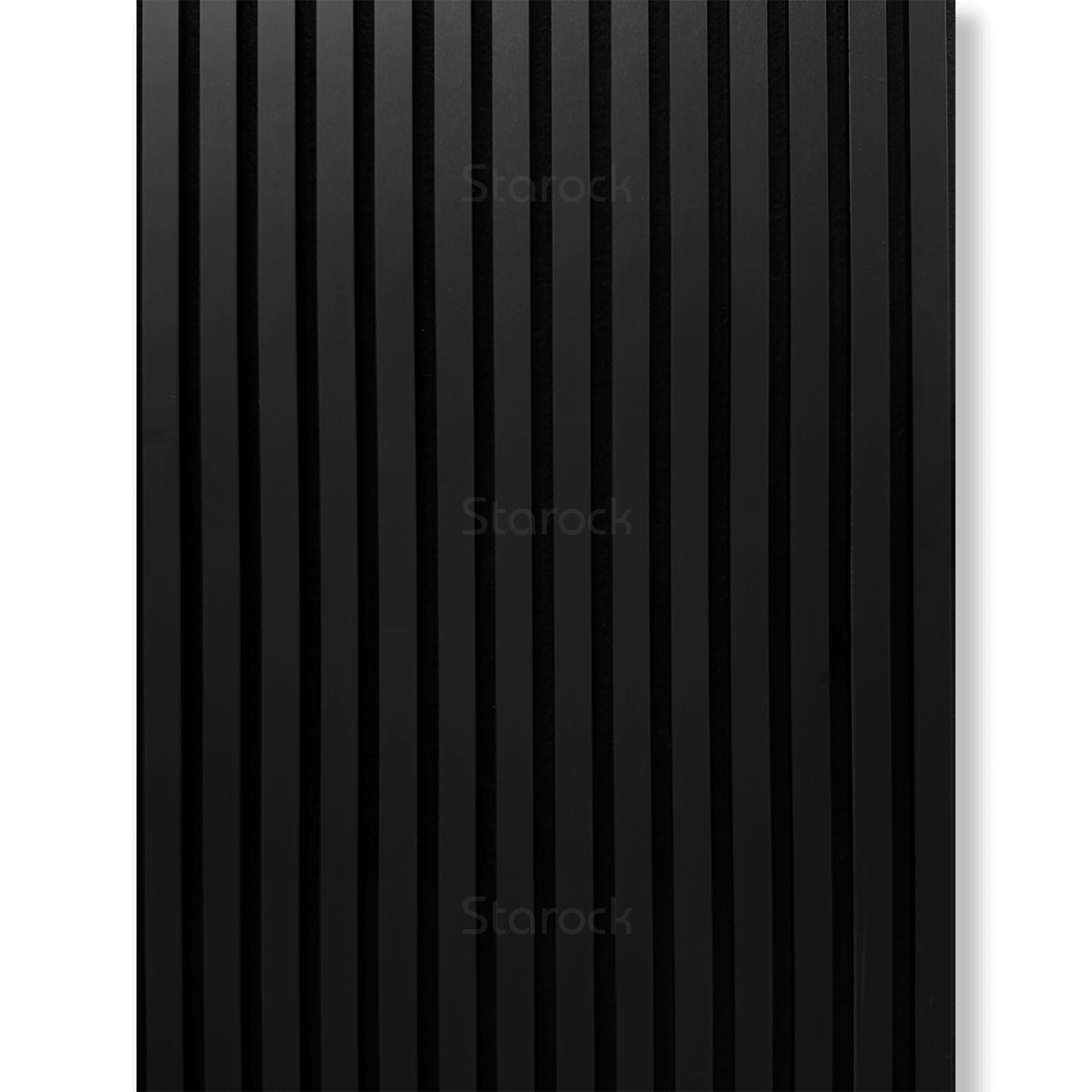 Acoustic Slat Panels-Solid Black