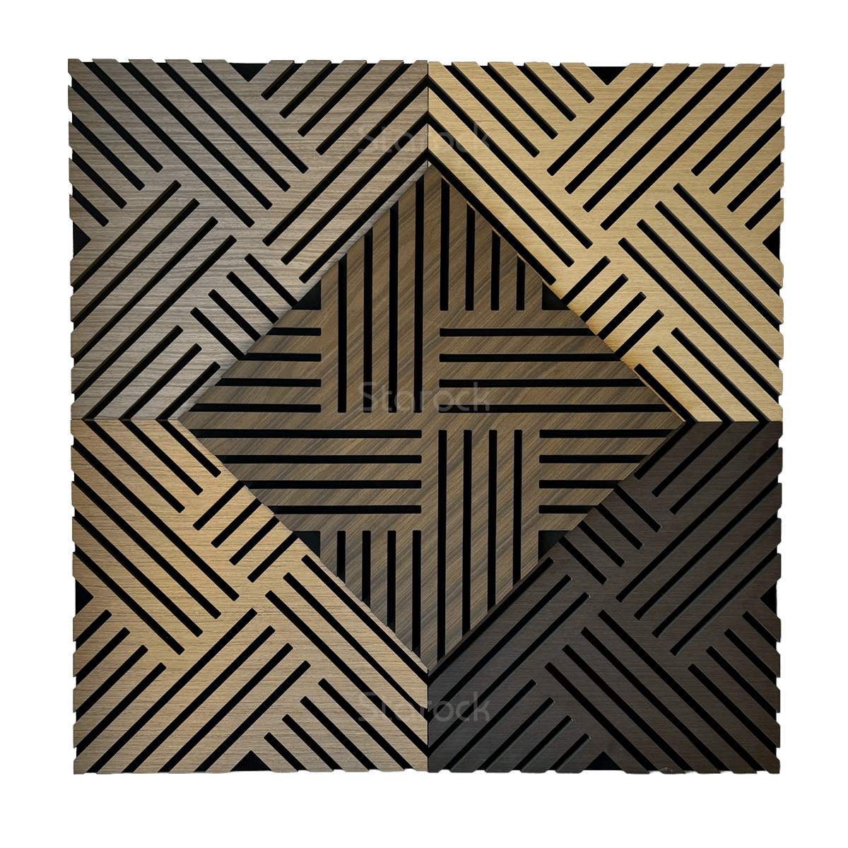 Brown Oak Crosswave Acoustic Panel (4PCS)