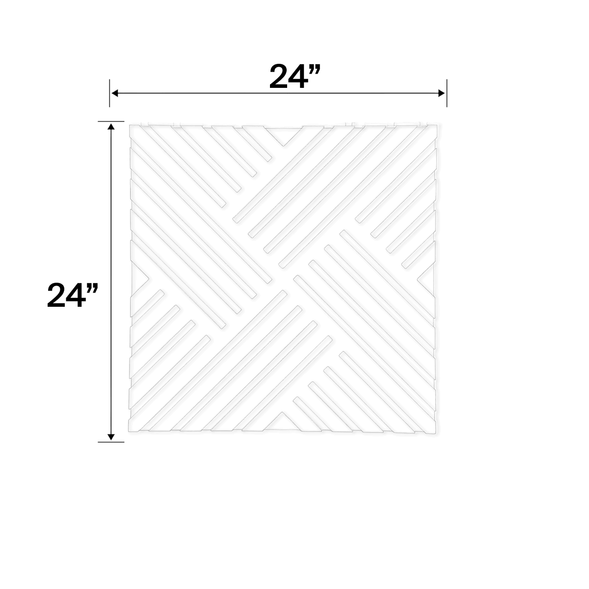 White Oak Crosswave Acoustic Panel (4PCS)