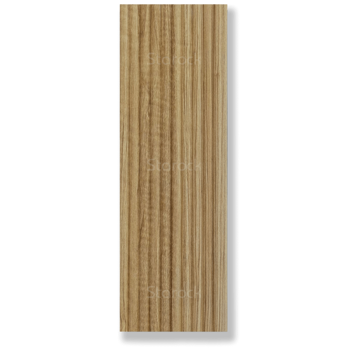 Fluted Slat Tambour 6 Inch - Red Walnut