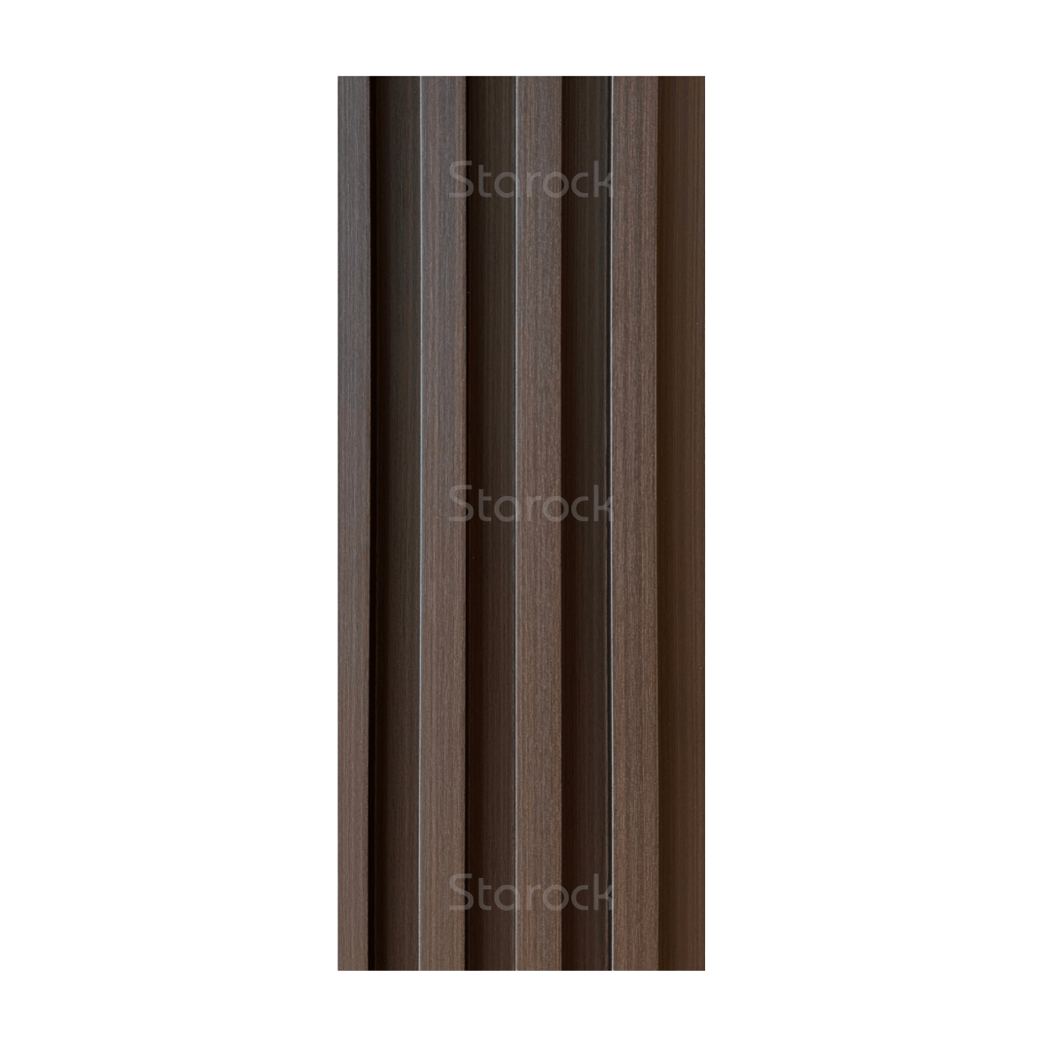 Fluted Slat 6.5 Inch-Brown Mahogany