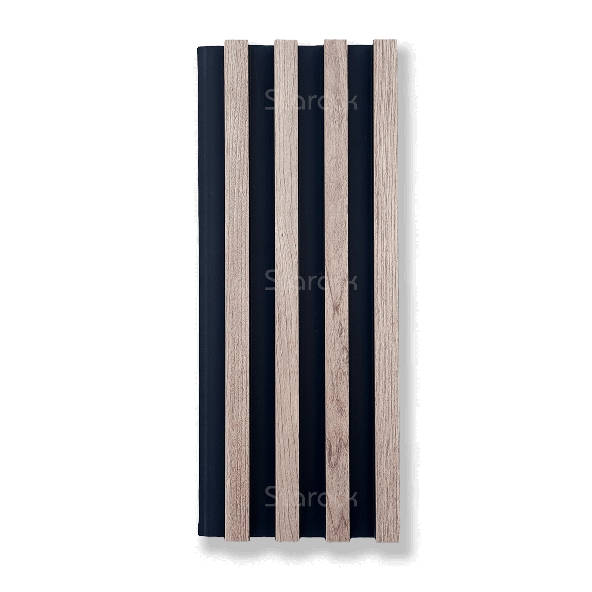 Fluted Slat 6.5 Inch-Cherry Wood Black