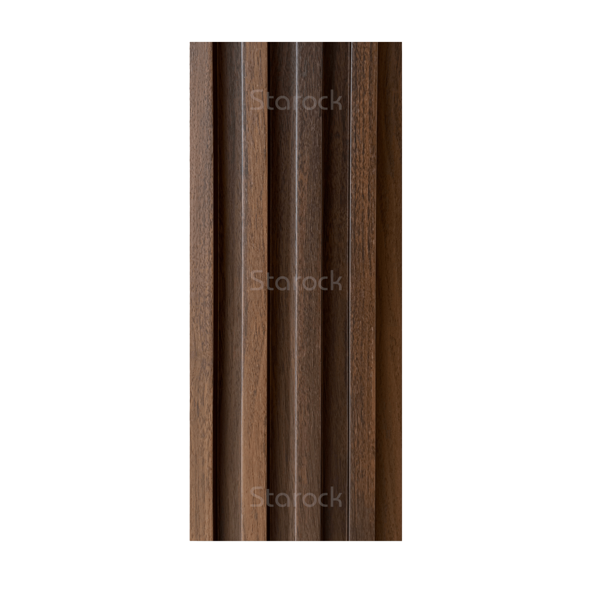 Fluted Slat 6.5 Inch-Dark Walnut