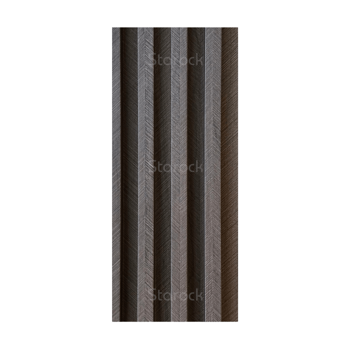 Fluted Slat 6.5 Inch-Dark Grey