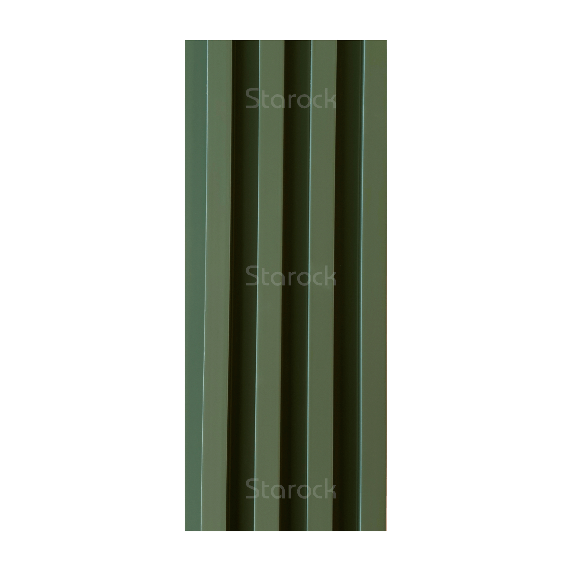Fluted Slat 6.5 Inch-Green