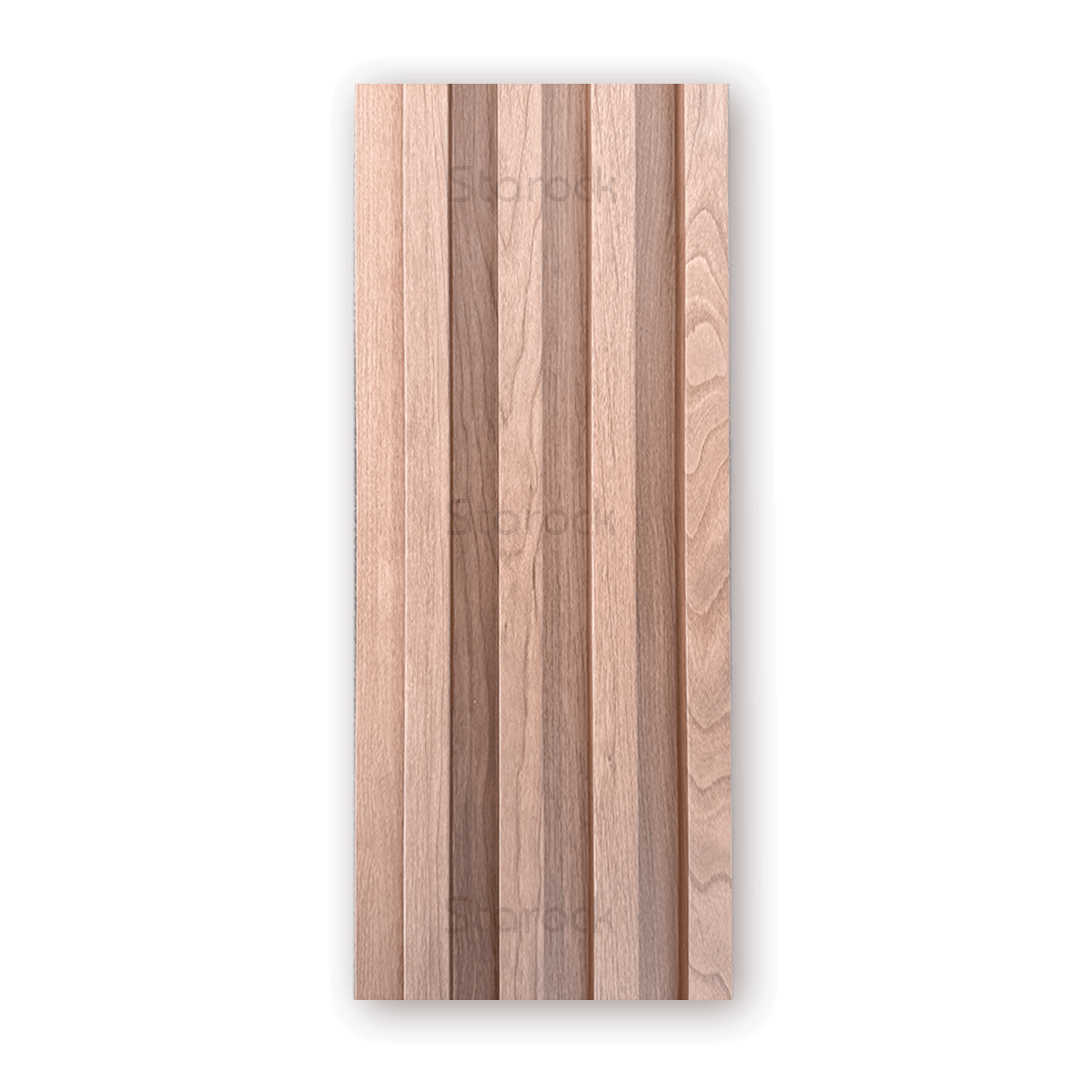 Fluted Slat 6.5 Inch-Honey Oak