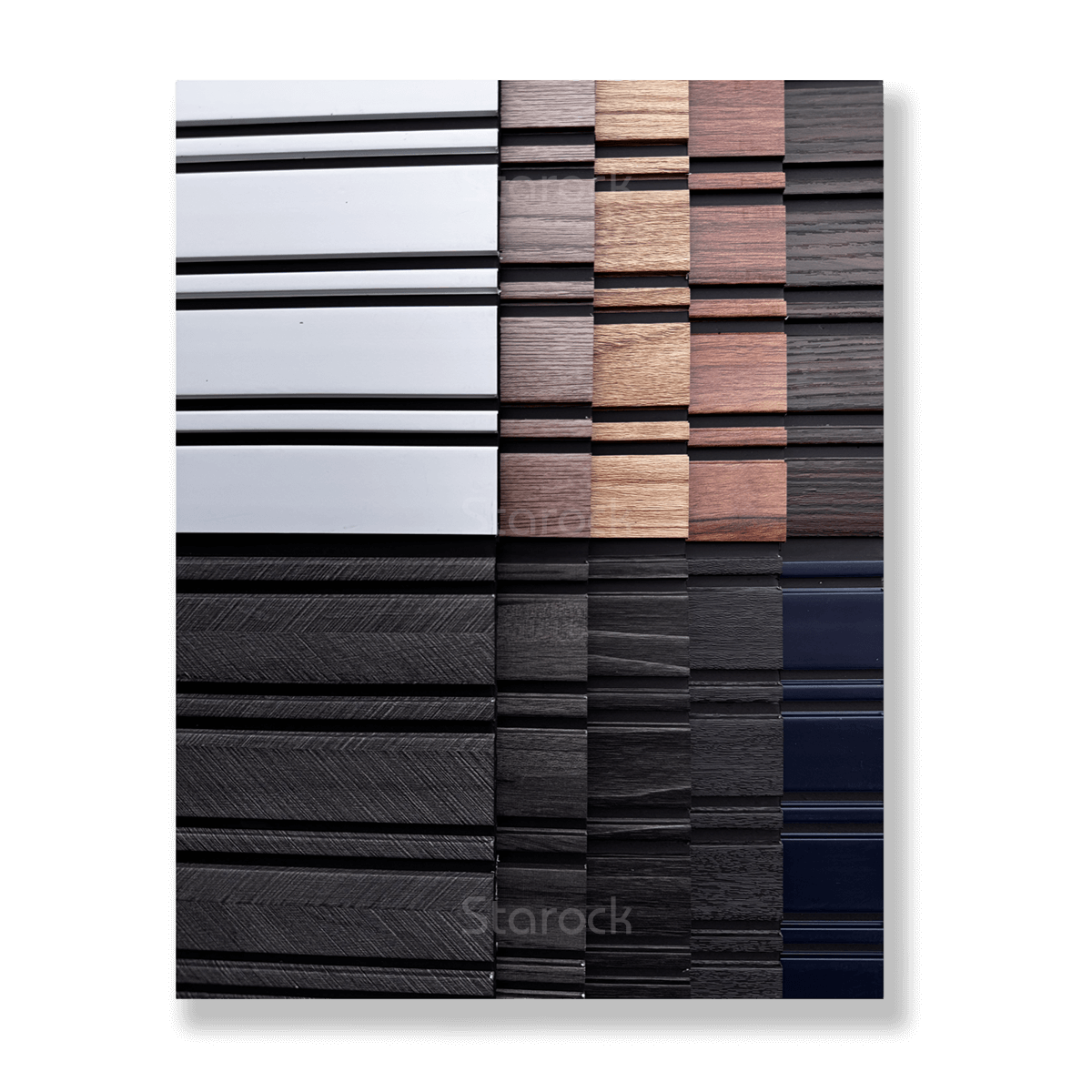 Fluted Slat 7.5 Inch-Venice Black