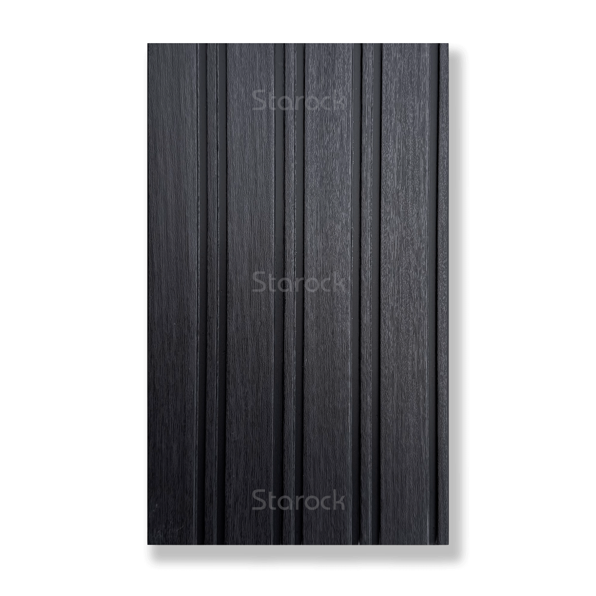 Fluted Slat 7.5 Inch-Charcoal Black