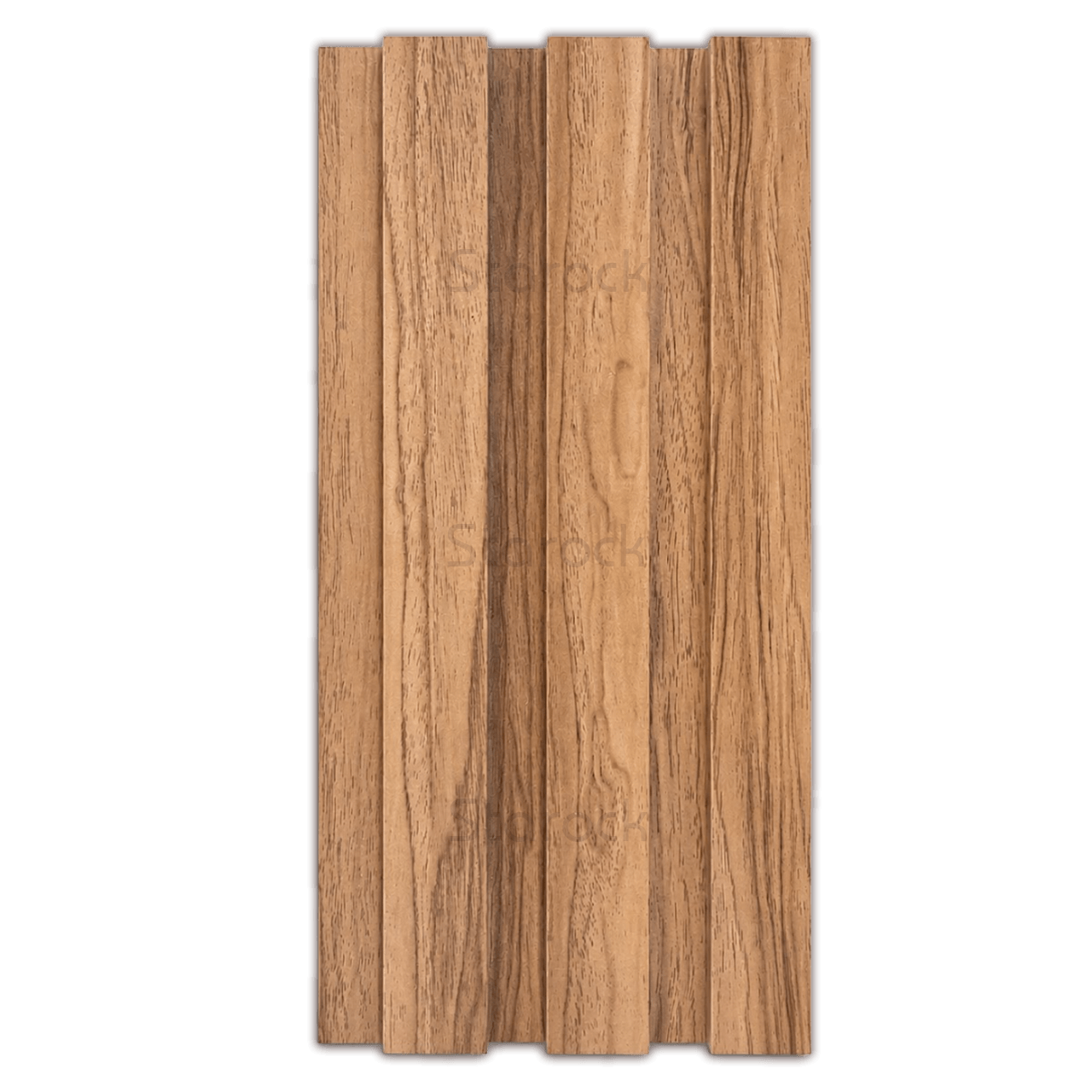 Fluted Slat 7.5 Inch-Natural Brown