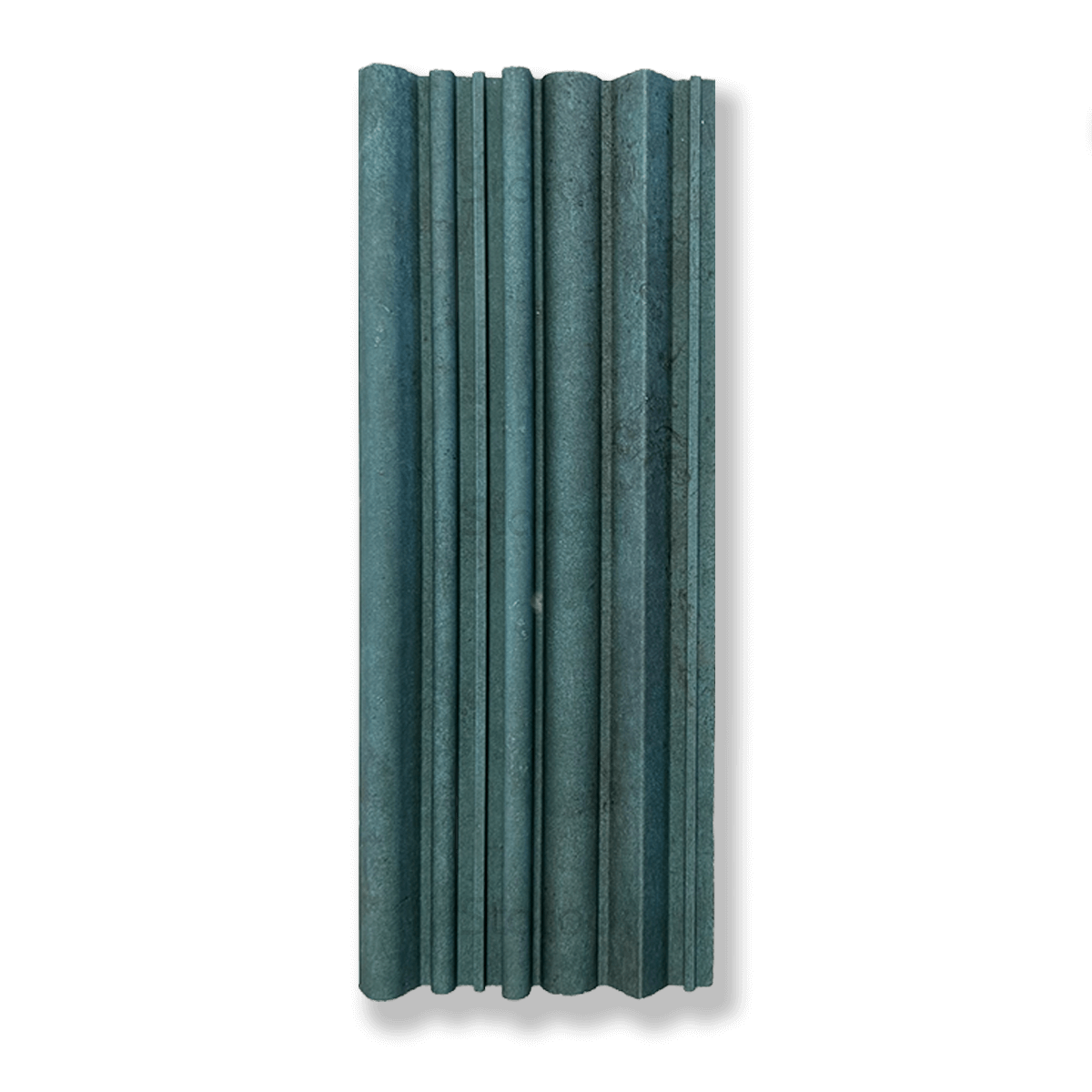 Fluted Mixed Slat 7.5 Inch-Sea Moss