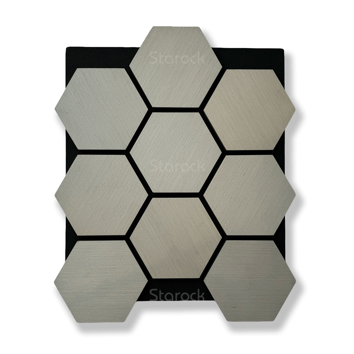 Silver pear Hexagon Wall Panel (4 Pack 23SQFT)