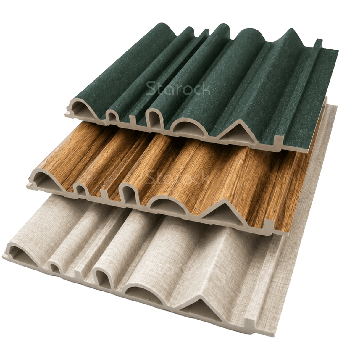 Panel Mix Fluted Mixed Slat 7.5 Inch-Linen Beige – Starock Wall Panels