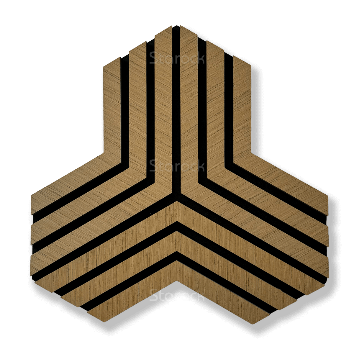 Teak TriForm Acoustic Panel Pack of 4