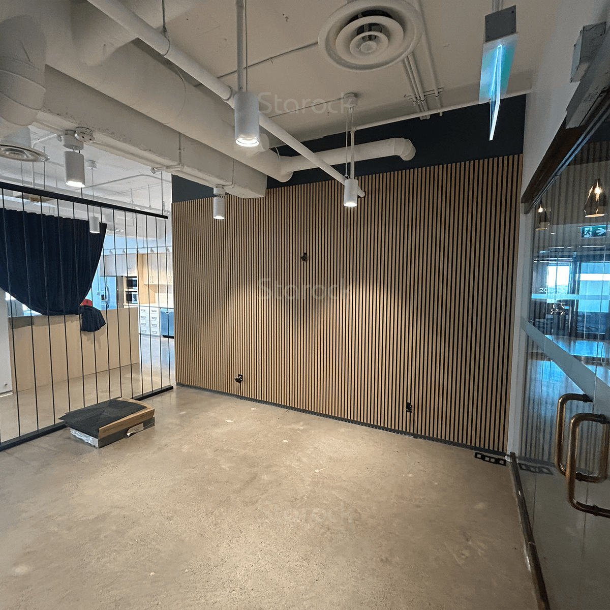 Acoustic Slat Panels-White Oak