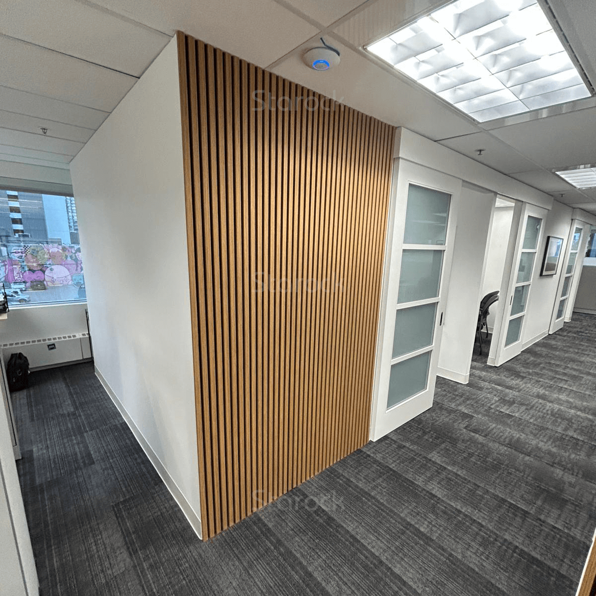 Acoustic Slat Panels-Teak